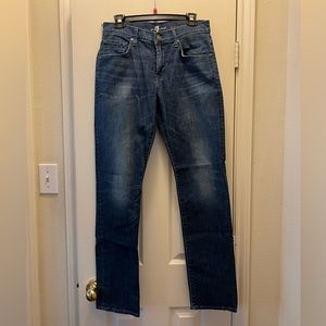 NWOT 7 For all mankind straight jeans